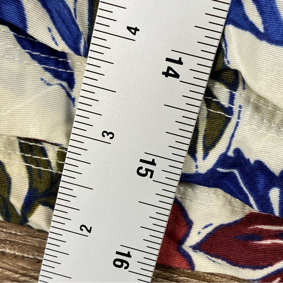 Nautica Swim Trunks Men XL Multicolor Tropical Drawstring Nylon Mesh Brief 16” - Picture 5 of 7